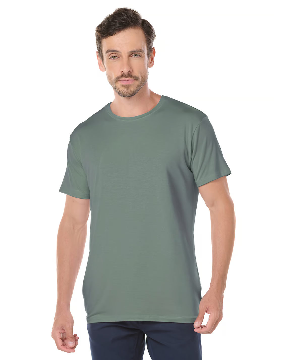 Camiseta Tech Modal Masculina Verde Oliva